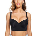 Push up bra corset top sculpting support bra