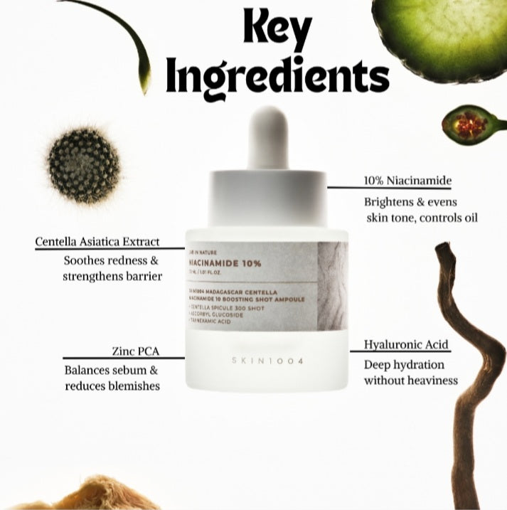 SKIN1004 niacinamide boosting shot ampoule serum