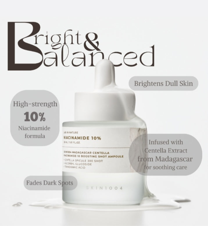 SKIN1004 niacinamide boosting shot ampoule serum